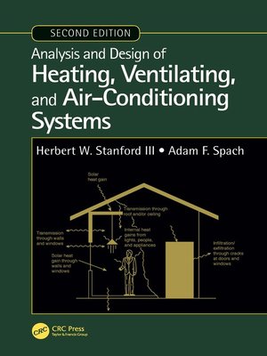 cover image of Analysis and Design of Heating, Ventilating, and Air-Conditioning Systems